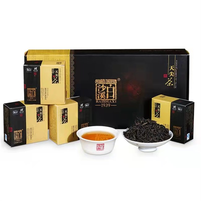 湖南安化黑茶正品白沙溪芽料散茶直泡天尖茶160g